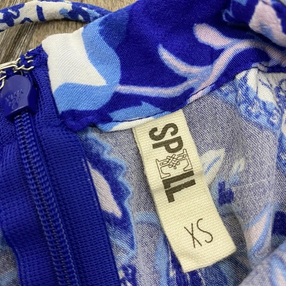 Spell & The Gypsy Lolita Cut Out Maxi Dress Blue Bell Floral - Picture 8 of 11